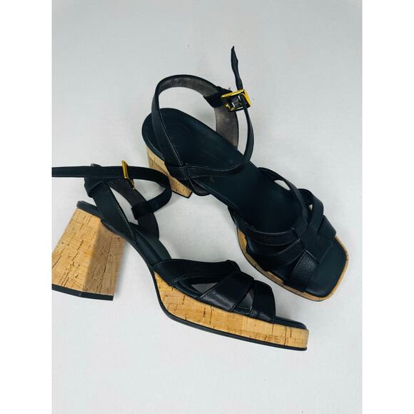 Paul Green Classic Tina Black retro sandal   size UK 4.5 / US 7 - Picture 3 of 8